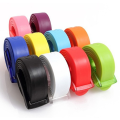 Fashion women belt silicone rubber belt